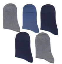 Weri Spezials Children's Socks Monochrome Jeans and Grey ART.WERI-3671 Pack of five high quality children's cotton socks