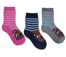Weri Spezials Детские плюшевые носки Charlie the Dog Pink ART.WERI-4692 Высококачественные детские плюшевые носков из хлопка
