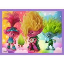 TREFL TROLLS Puzzle 4 in 1 set