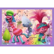 TREFL TROLLS Puzzle 4 in 1 set