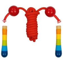Goki Skipping rope with varnished wooden-screw-handle Art.63887
