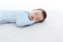 Love To Dream Swaddle Up Organic Blue M Art. LTD-L1001001BLS Хлопковая пелёнка для комфортного сна, пеленания M раз.