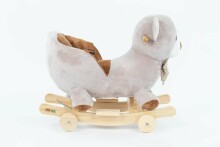 Toma Rocking  Chair Art.WJ-658 Bear Mīksts šūpuļzirdziņš ar muguriņas atbalstu (Šupuļzirgs)