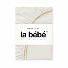 La Bebe™ Cotton Art.156026 medvilninis satino lakštas su guma, 60x120cm