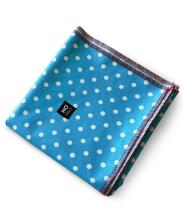 La Bebe™ Cotton Art.156139 Blue Хлопковая подстилка с клеенкой 100x150см
