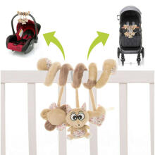 4BABY Fox Art.F07 Beige Игрушечная спираль для колясок/ кроваток/ автокресел