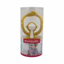 Mombella Monkey Teether Toy  Art.P8132 Curry Geltona silikoninė kramtomoji žaislinė beždžionė