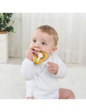 Mombella Monkey Teether Toy  Art.P8132 Curry Силиконовый прорезыватель для зубов Обезьянка