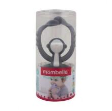 Mombella Monkey Teether Toy  Art.P8134 Grey Silikona kožamā rotaļlieta Mērkaķis