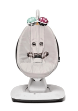 4moms MamaRoo 5.0 Infant Seat Art.156279 Classic Grey pilka revoliucinė supamoji kėdė