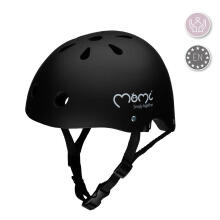 Momi Mimi Helmet Art.ROBI00062 Black Mat Certified, adjustable helmet for children M (48-52 cm)