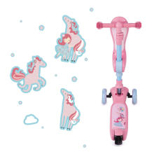 MoMi KIURU Art.HUBA00034 Pink Bērnu trīsriteņu skūteris