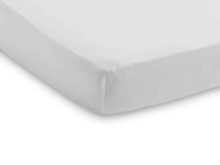 Jollein Jersey Sheet White Art.511-507-00001 palags ar gumiju 60x120cm