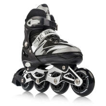 Inline skates Meteor 4w1 Seasons M 34-37 black - slidas un skrituļslidas