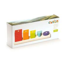 Cubika Wooden Geometric Sorter LSG-1 Art.15320 Attīstoša koka rotaļlieta 'Ģeometriskas figūras'
