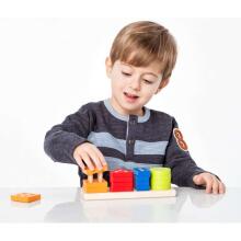 Cubika Wooden Geometric Sorter LSG-1 Art.15320 Развивающая деревянная игрушка 'Геометрические фигуры'