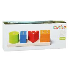 Cubika Wooden Geometric Sorter LSG-1 Art.15320 Развивающая деревянная игрушка 'Геометрические фигуры'