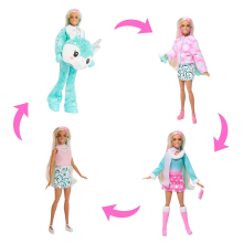 Barbie Cutie Reveal HJX76 Рождественский календарь Барби 29см