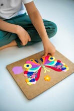 KIDS DO 3D clay painting BUTTERFLY Art.WP1502 Набор для творчества - 3D картина из глины Бабочка