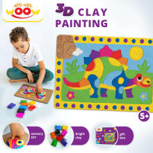 KIDS DO  Art.WP1503 3D glezna no viegla plastilīna Dinozaurs