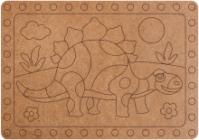 KIDS DO  Art.WP1503 3D glezna no viegla plastilīna Dinozaurs
