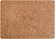 KIDS DO  Art.WP1504 3D glezna no viegla plastilīna Panda