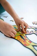 KIDS DO Wooden puzzle Art.AP3113 Деревянный пазл Жираф 62 шт