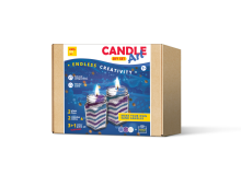 KIDS DO DIY Candle Art Set Blue Purple White + 1 SURPRISE color Art.44002