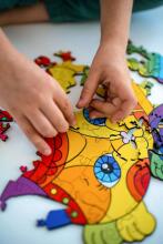 KIDS DO Wooden puzzle  Art.AP3112 Koka puzle Kaķēns 100 gab