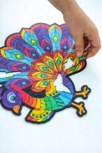 KIDS DO Wooden puzzle  Art.AP3118  Деревянный пазл Павлин 64 шт