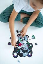 KIDS DO Wooden puzzle  Art.AP3119   Деревянный пазл Панда 52 шт