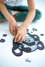KIDS DO Wooden puzzle  Art.AP3119   Деревянный пазл Панда 52 шт