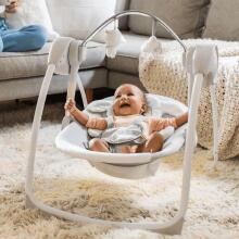 Ingenuity Comfort 2 Go Cuddle Lamb Art.12184 pārnēsājams šūpuļkrēsls
