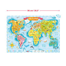 Banana Panda What in the World Young Explorers Art.33672 Grīdas puzle (168gab.)
