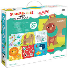 Banana Panda Suuuper Size Puzzle Animal Match Art.49025 Напольный пазл (34шт.)