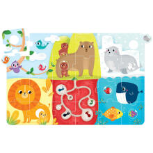 Banana Panda Suuuper Size Puzzle Animal Match Art.49025 Напольный пазл (34шт.)