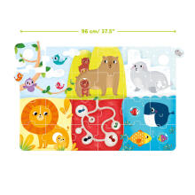 Banana Panda Suuuper Size Puzzle Animal Match Art.49025 Напольный пазл (34шт.)