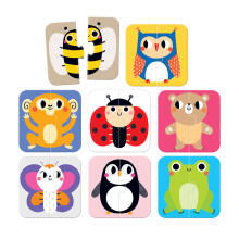 Banana Panda On-the-Go Puzzle Halves Animals Art.49104 Напольный пазл (16шт.)