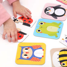 Banana Panda On-the-Go Puzzle Halves Animals Art.49104 Напольный пазл (16шт.)