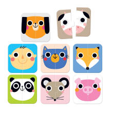 Banana Panda On-the-Go Puzzle Halves Faces Art.49105 пазл (16шт.)