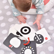 Banana Panda High Contrast Flash Cards on a Ring Art.03969 10psc