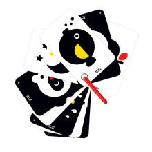 Banana Panda High Contrast Flash Cards on a Ring Art.03969 10psc