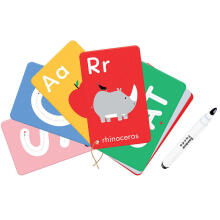 Banana Panda Let's Write and Wipe Letters Art.77365  Карточки для записи и стирания  (56шт.)
