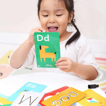 Banana Panda Let's Write and Wipe Letters Art.77365  Карточки для записи и стирания  (56шт.)