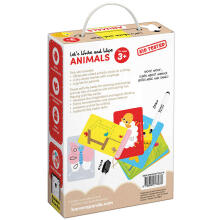 Banana Panda Let's Write and Wipe Animals Art.77367 Карточки для записи и стирания  (56шт.)