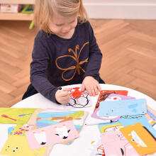 Banana Panda Let's Write and Wipe Animals Art.77367 Карточки для записи и стирания  (56шт.)