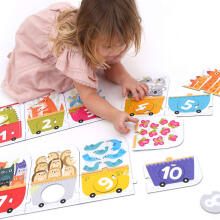 Banana Panda Make-a-Match Puzzle Number Train Art.49113 пазл (30шт.)