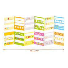 Banana Panda Looong Coloring Books - Ready to Write Numbers Art.50191 krāsojamās grāmatas — gatavas ciparu rakstīšanai