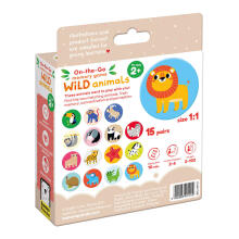 Banana Panda On-the-Go Memory Game Wild Animals Art.49101 Atmiņas spēles dzīvnieki ceļā