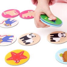 Banana Panda On-the-Go Memory Game Wild Animals Art.49101 Atmiņas spēles dzīvnieki ceļā